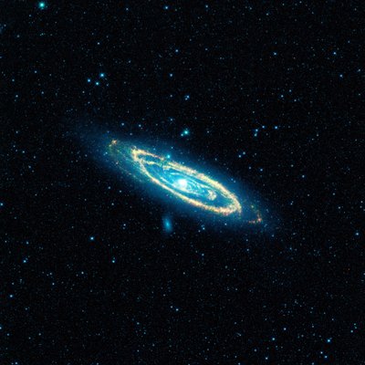 Image of the Andromeda galaxy, M31 by National Aeronautics and Space Administration National Aeronautics and Space Administration